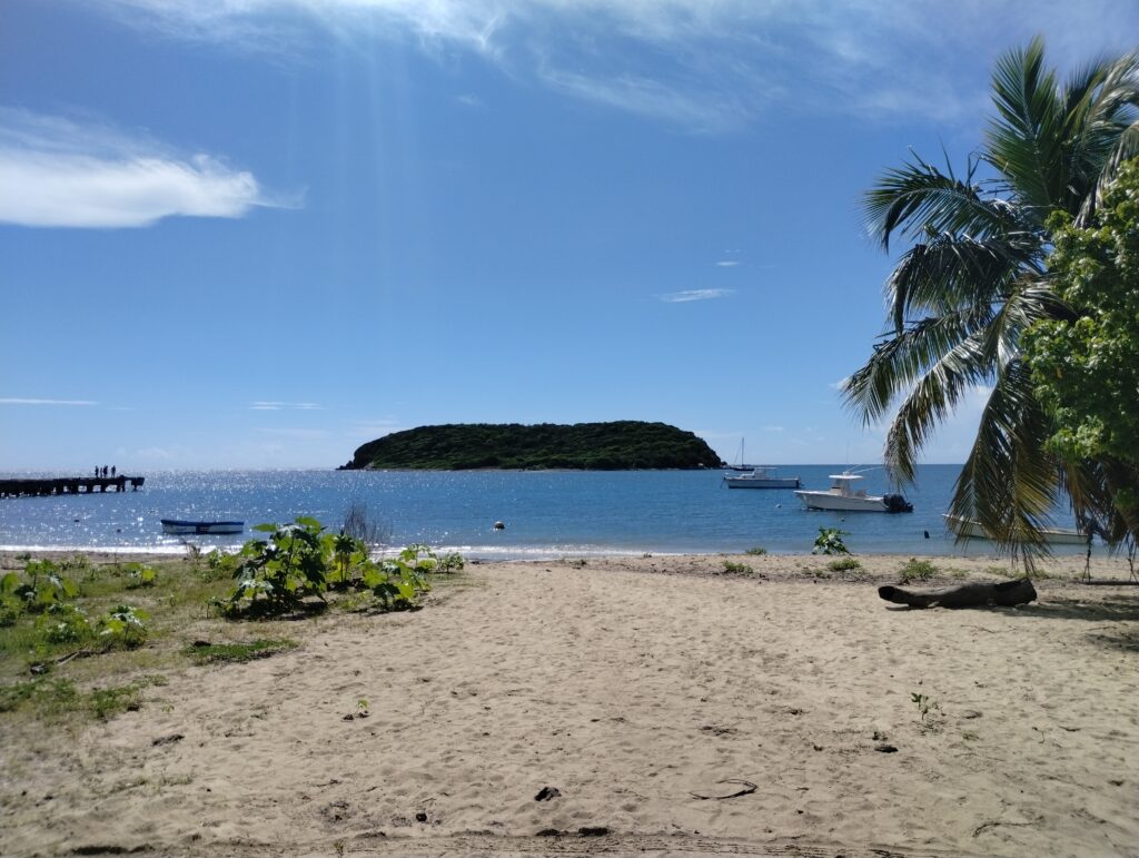 Cayo Afuera View from main strip in Esperanza VIeques Puerto Rico